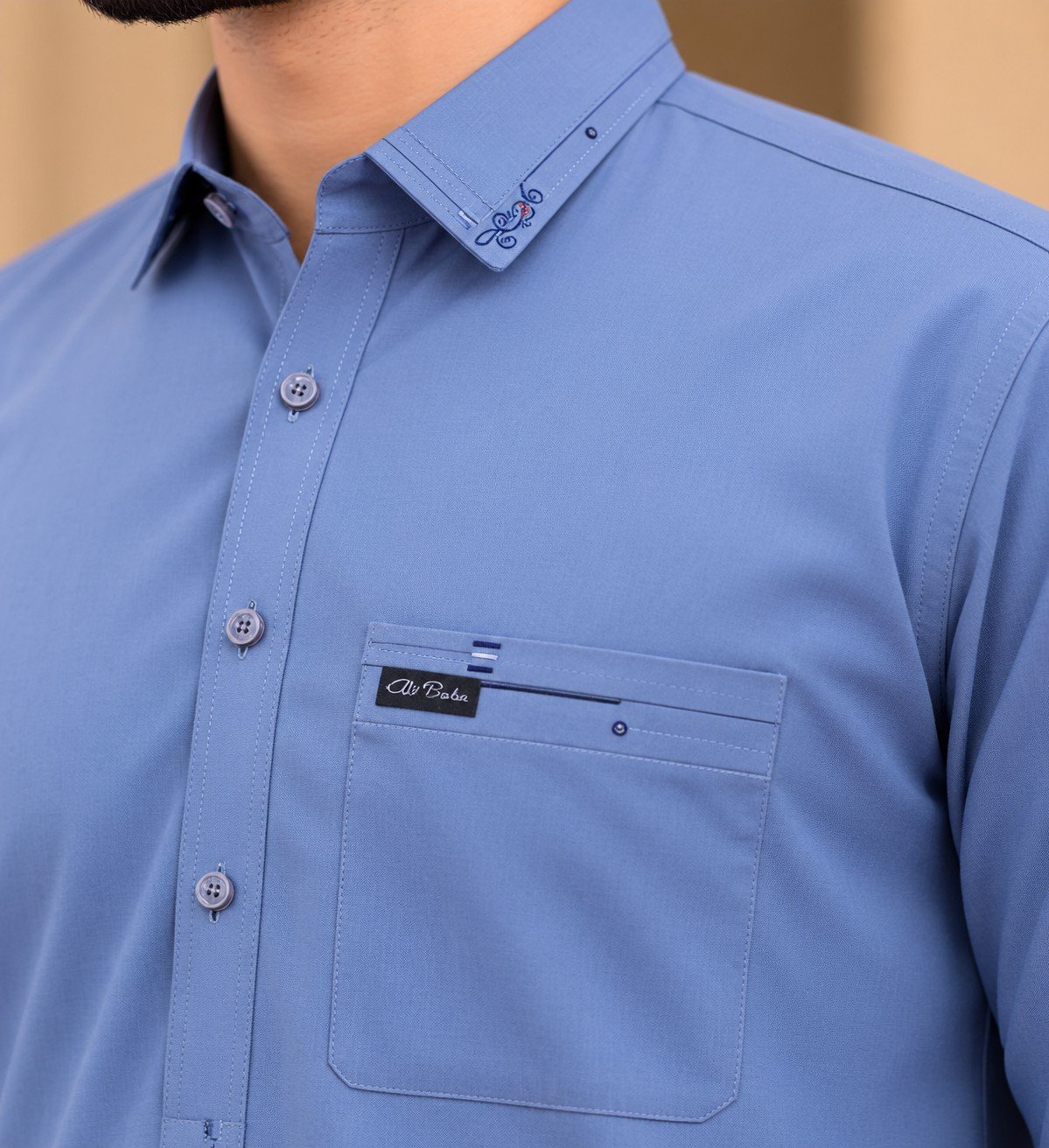 Steel Grey Modern Edge Suit - Image 6